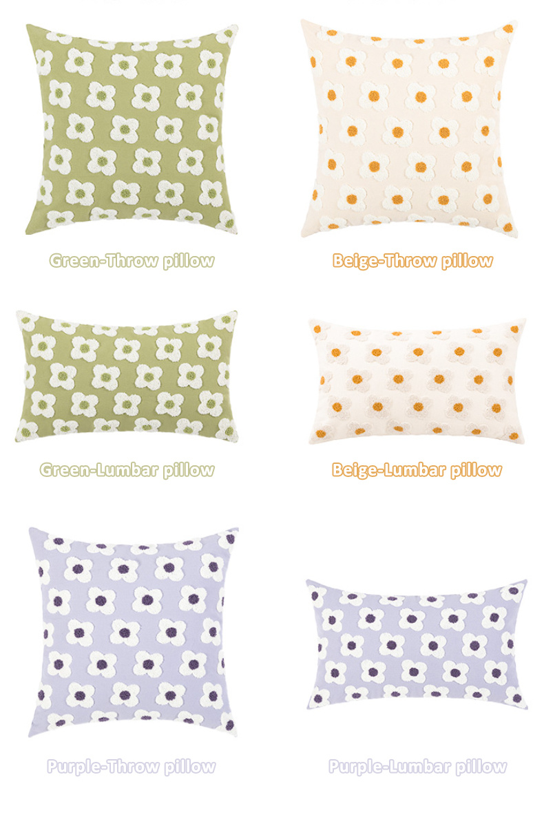 Jacquard Throw Pillow-6